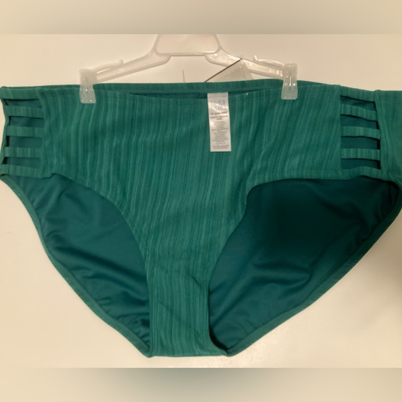 Time and Tru Ribbed Hipster Bikini Bottom3X (24W-26W) - Picture 7 of 9